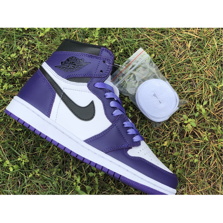 Jordan Air 1 Retro High Court Purple White - PerfectKickZ