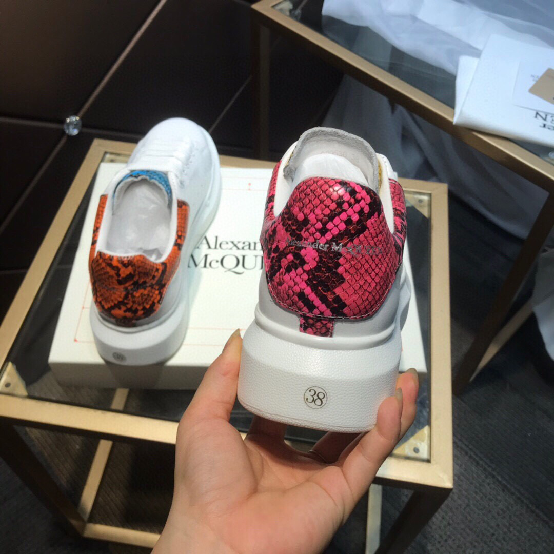 Alexander Mqueen Air Platform Leather Sneakers  - PerfectKickZ