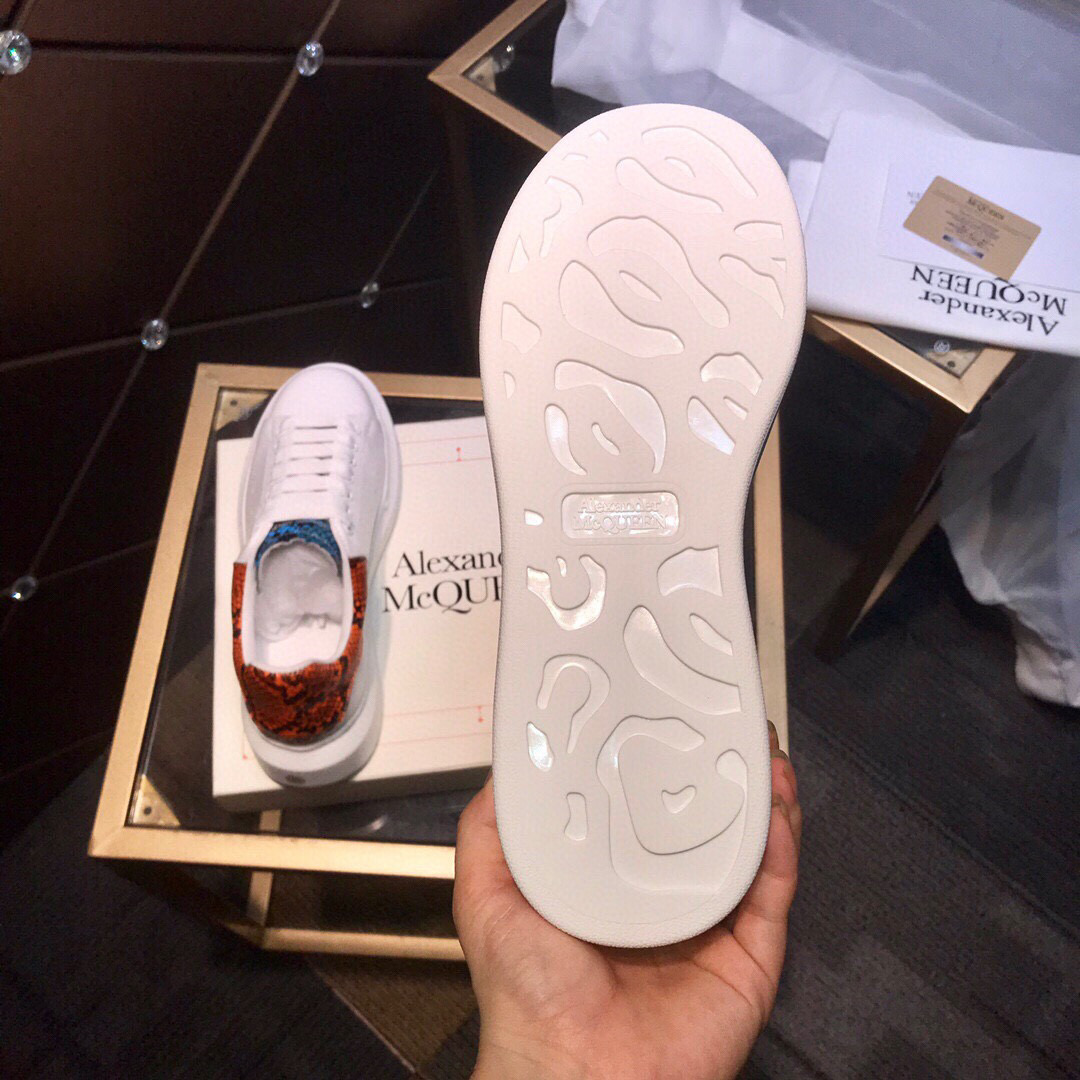 Alexander Mqueen Air Platform Leather Sneakers  - PerfectKickZ