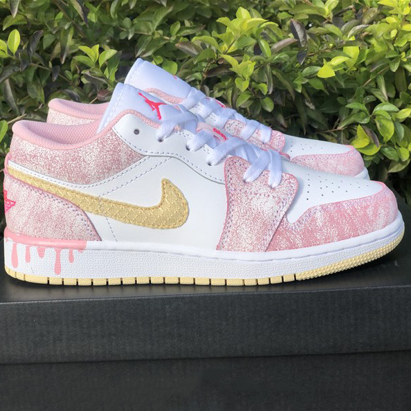 Jordan Air 1 Low GS Arctic Punch Paint CW7104-601 - PerfectKickZ