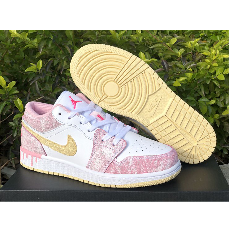 Jordan Air 1 Low GS Arctic Punch Paint CW7104-601 - PerfectKickZ