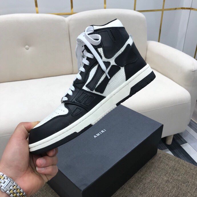 Amiri Skeleton High Top Sneaker - PerfectKickZ