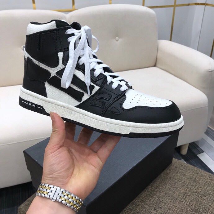 Amiri Skeleton High Top Sneaker - PerfectKickZ