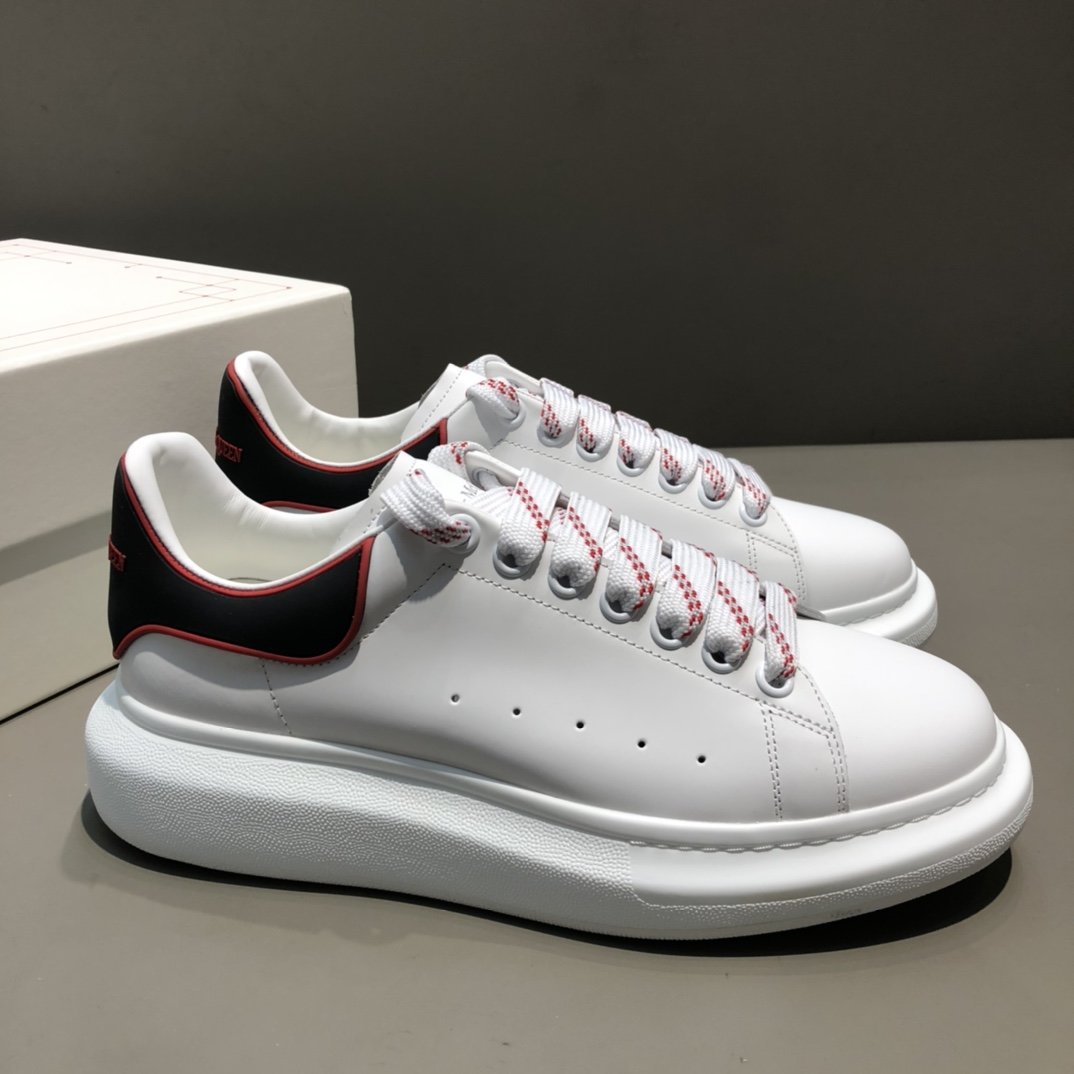 Alexander Mqueen Low-Top Air Platform Leather Sneakers    - PerfectKickZ