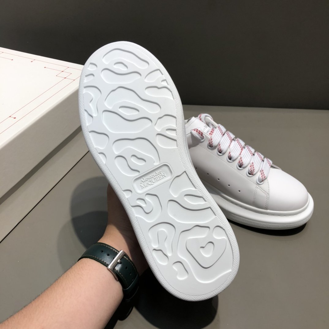 Alexander Mqueen Low-Top Air Platform Leather Sneakers    - PerfectKickZ