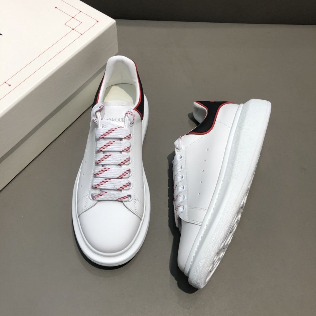Alexander Mqueen Low-Top Air Platform Leather Sneakers    - PerfectKickZ