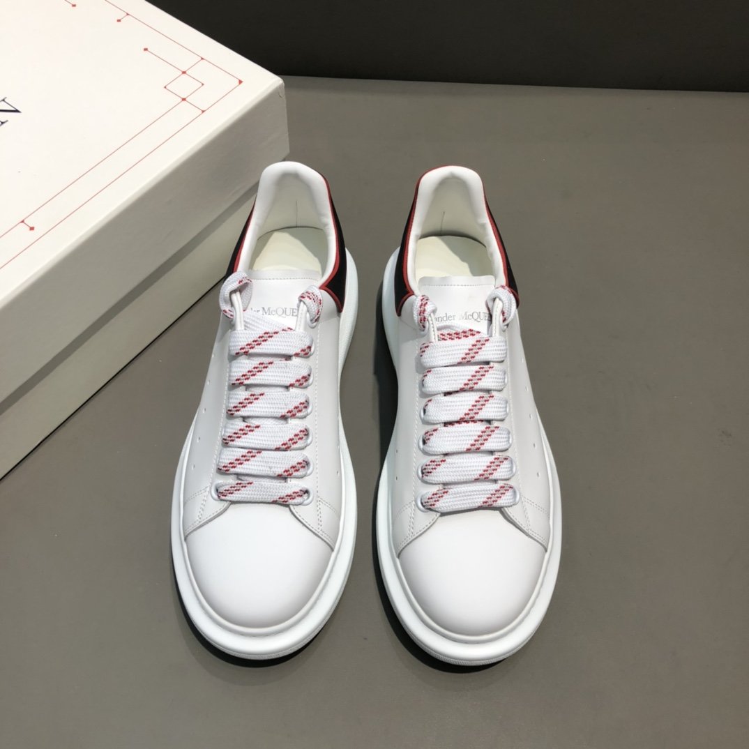 Alexander Mqueen Low-Top Air Platform Leather Sneakers    - PerfectKickZ