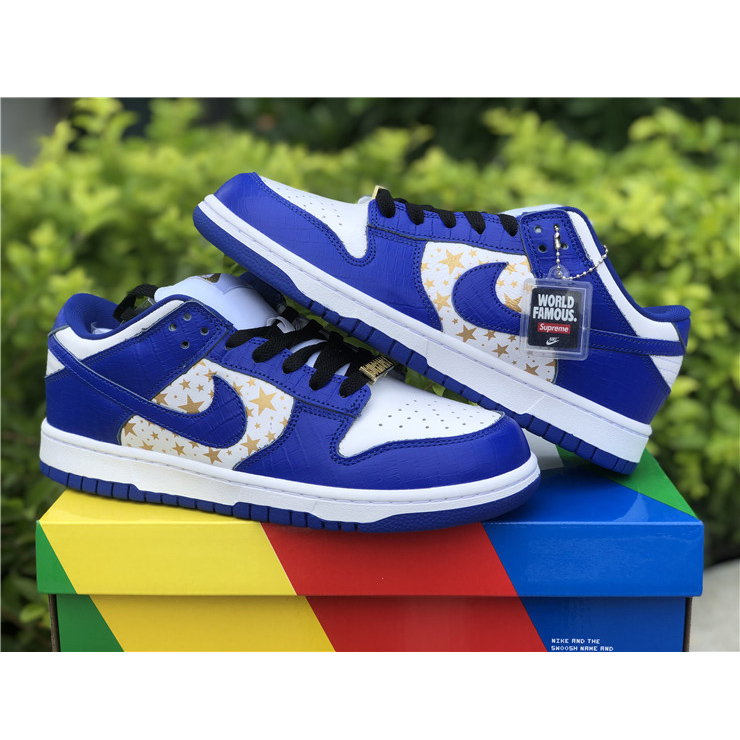 Nike SB Dunk Low "Blue Stars" DH3228-100 - PerfectKickZ