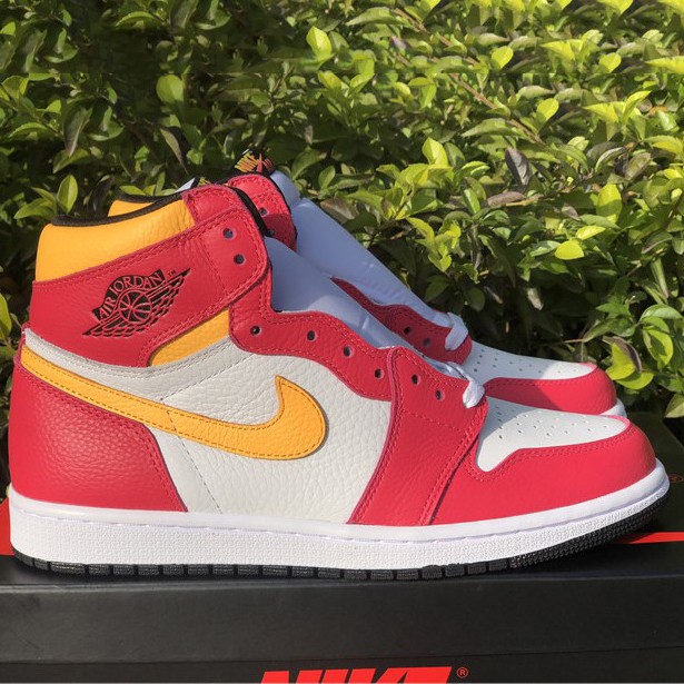 Jordan Air 1 Retro High OG Fusion Red 555088-603 - PerfectKickZ