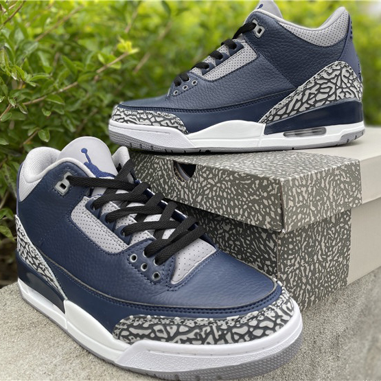 Jordan Air 3 Midnight Navy - PerfectKickZ
