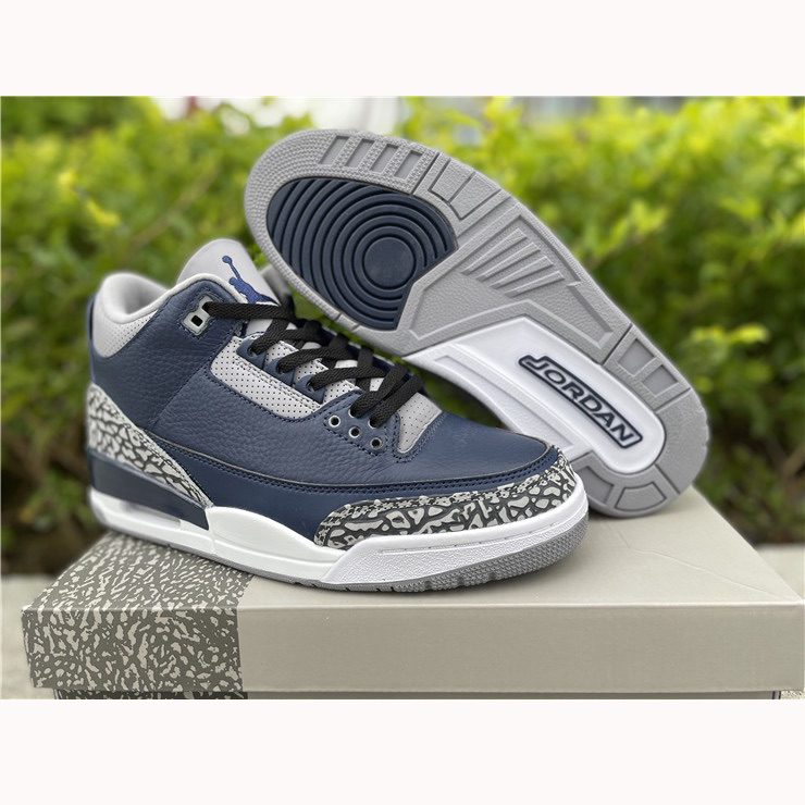 Jordan Air 3 Midnight Navy - PerfectKickZ