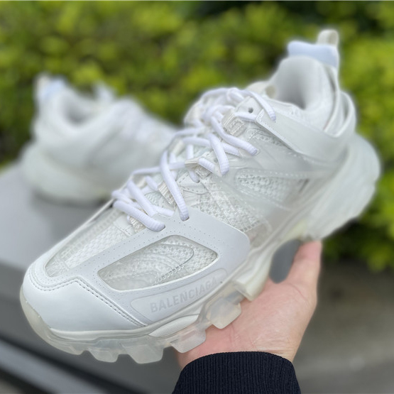 Balenciaga Track Panelled Faux-leather Trainers - PerfectKickZ