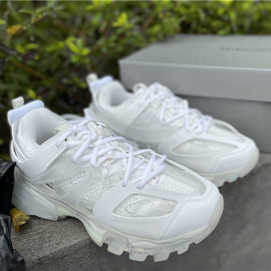 Balenciaga Track Panelled Faux-leather Trainers - PerfectKickZ