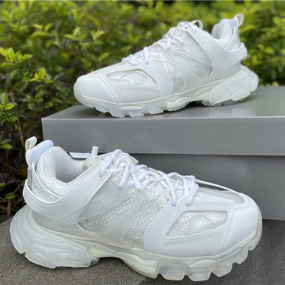 Balenciaga Track Panelled Faux-leather Trainers - PerfectKickZ