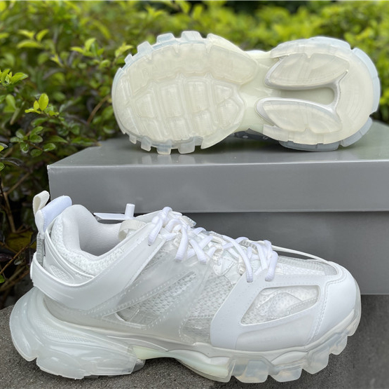 Balenciaga Track Panelled Faux-leather Trainers - PerfectKickZ
