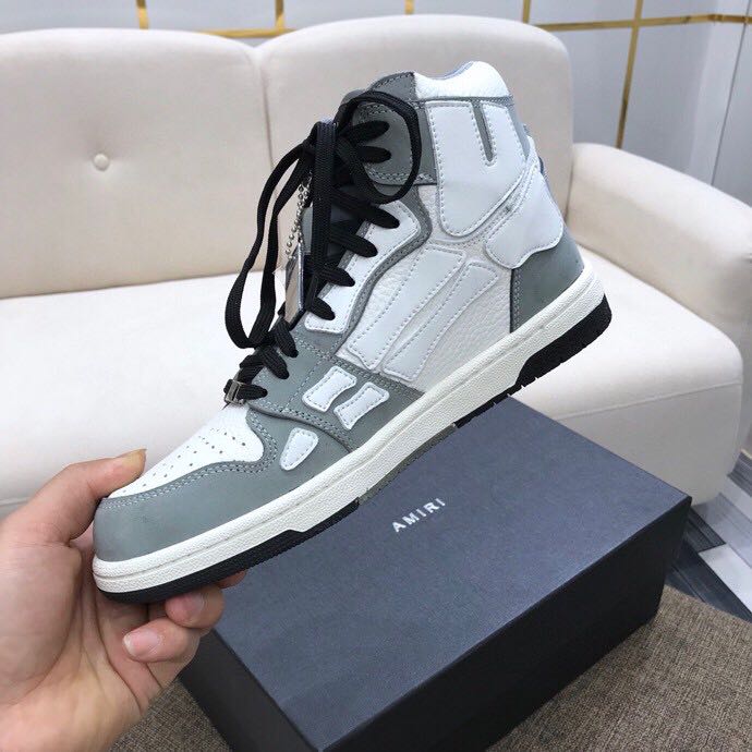 Amiri Skeleton High Top Sneaker - PerfectKickZ