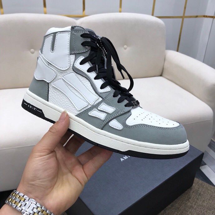 Amiri Skeleton High Top Sneaker - PerfectKickZ