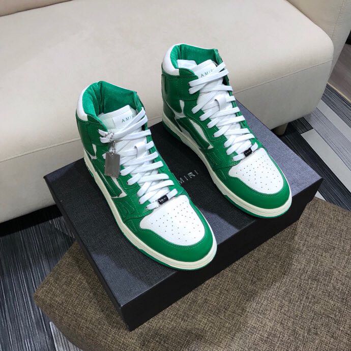 Amiri Skeleton High Top Sneaker - PerfectKickZ
