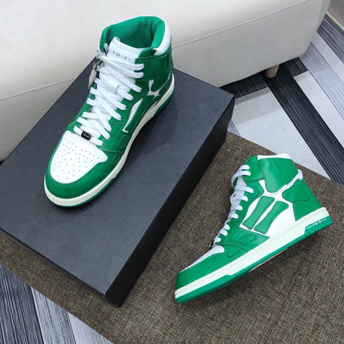 Amiri Skeleton High Top Sneaker - PerfectKickZ