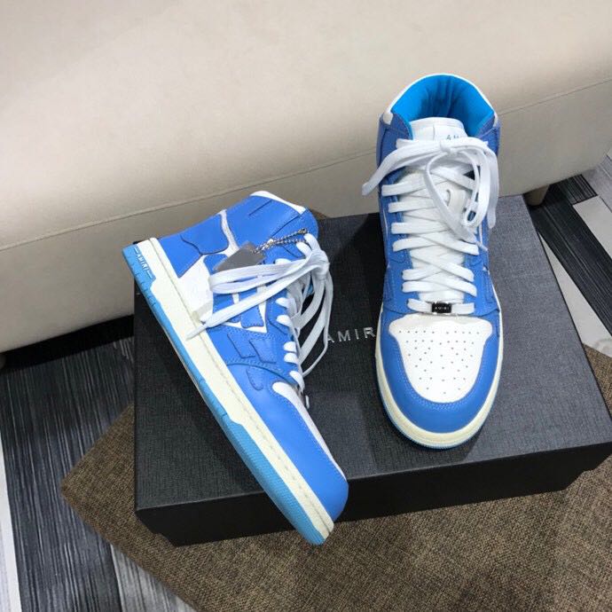 Amiri Skeleton High Top Sneaker - PerfectKickZ