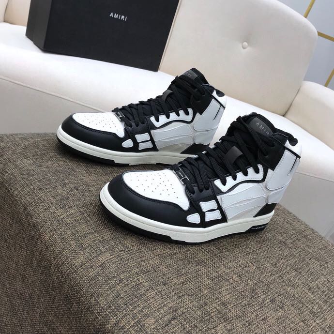 Amiri Skeleton High Top Sneaker - PerfectKickZ