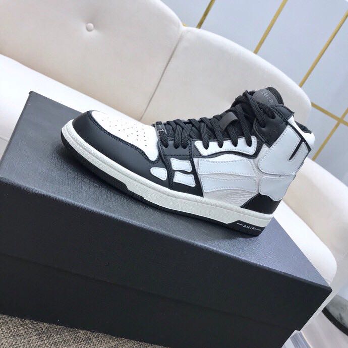 Amiri Skeleton High Top Sneaker - PerfectKickZ