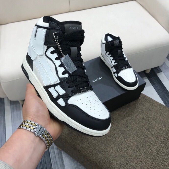 Amiri Skeleton High Top Sneaker - PerfectKickZ