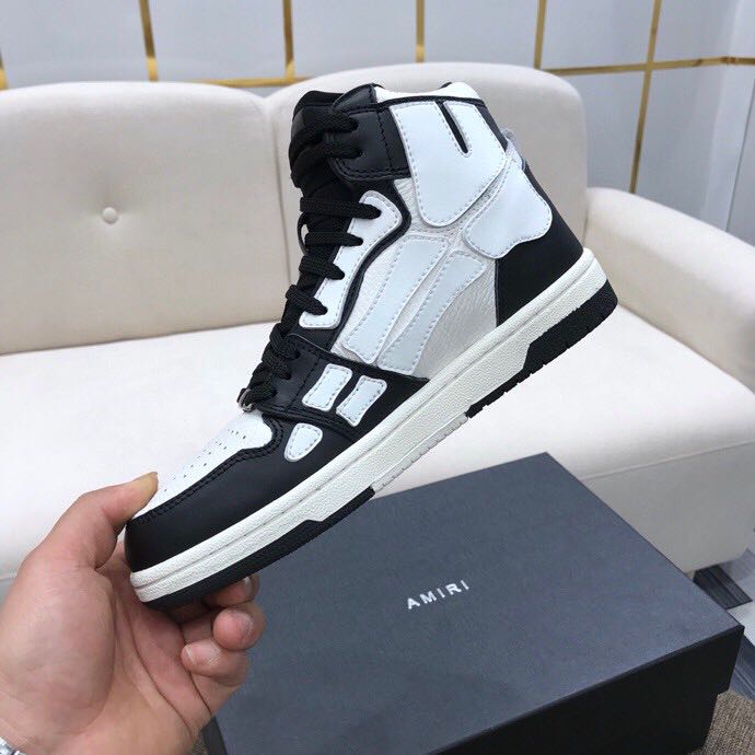 Amiri Skeleton High Top Sneaker - PerfectKickZ