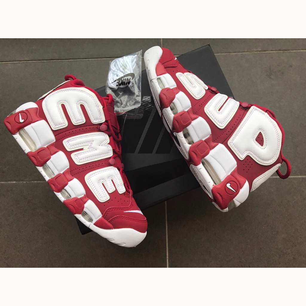 Nike Air More Uptempo Red Sup - PerfectKickZ