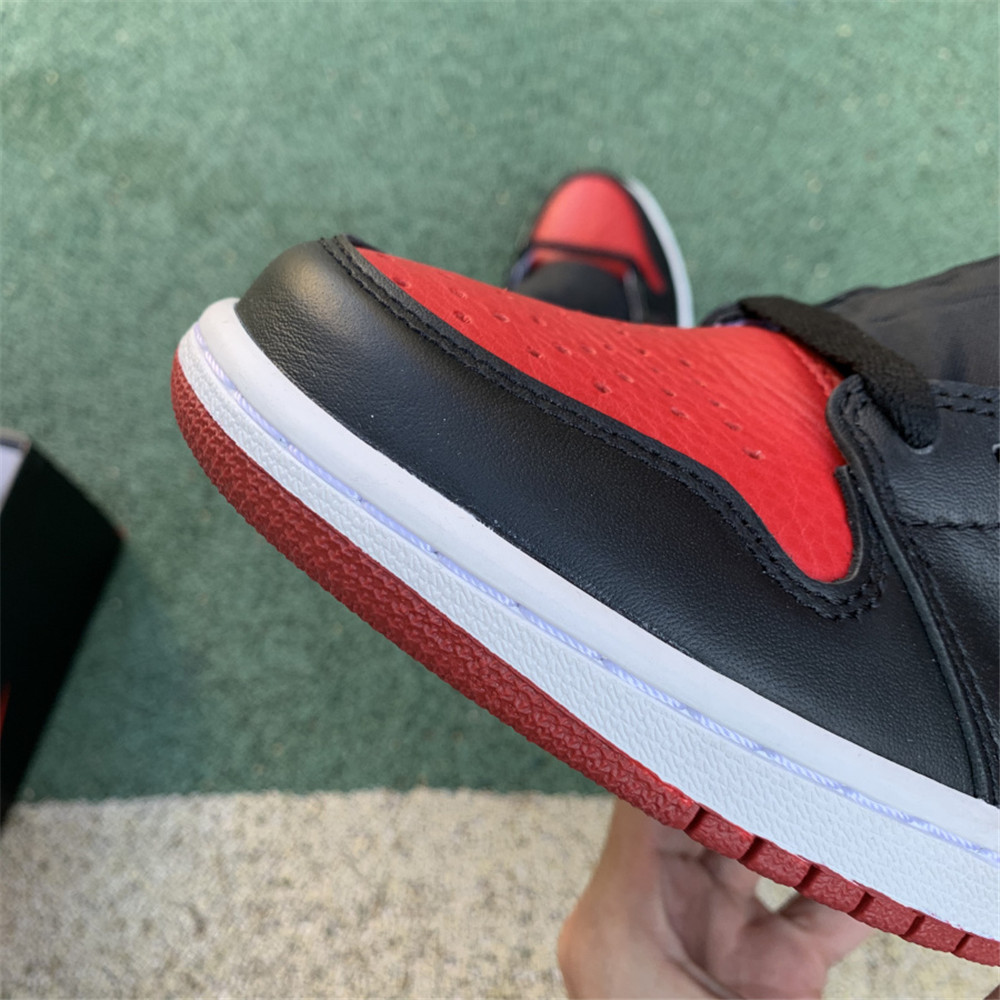 Jordan AJ 1 OG Banned Red Black Sneaker 555088-001 - PerfectKickZ
