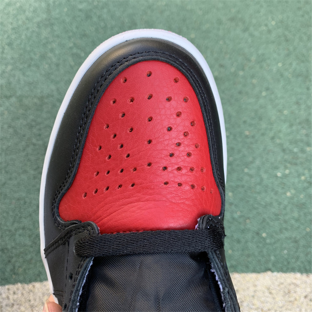 Jordan AJ 1 OG Banned Red Black Sneaker 555088-001 - PerfectKickZ