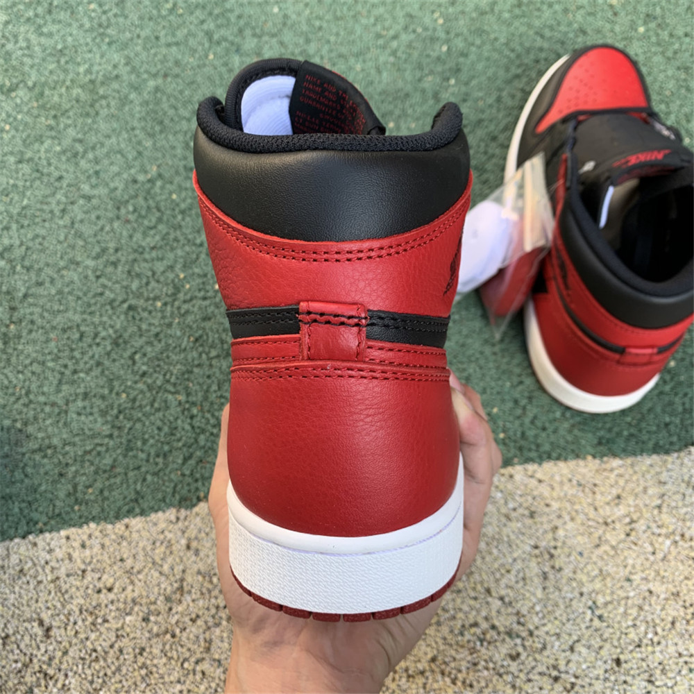 Jordan AJ 1 OG Banned Red Black Sneaker 555088-001 - PerfectKickZ