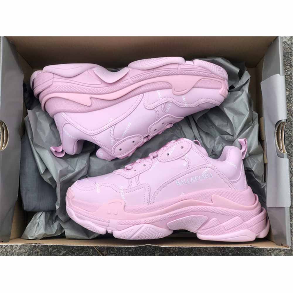 Balenciaga Triple S Logo-Print Embroidered Leather Nubuck And Mesh Sneakers - PerfectKickZ