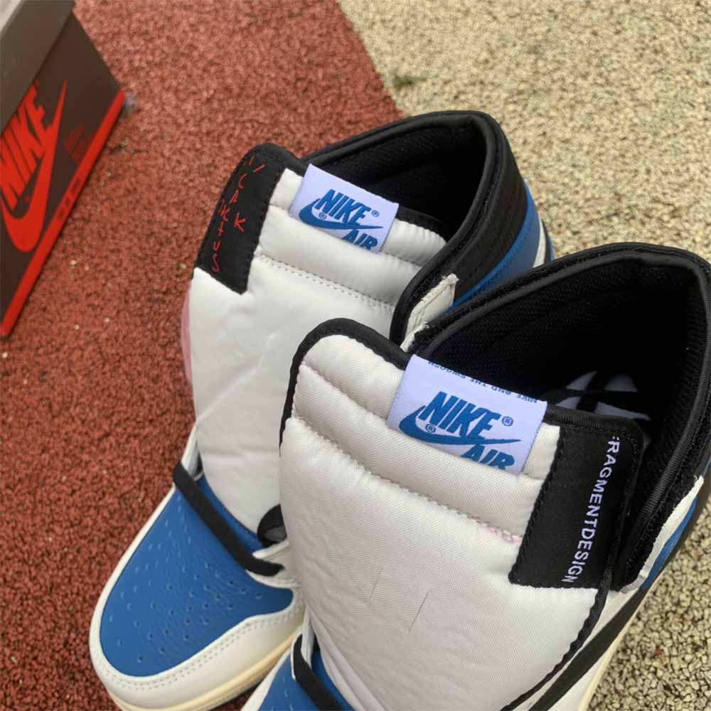 Jordan Travis Scott X Fragment X AJ1 High OG SP “Military Blue” - PerfectKickZ