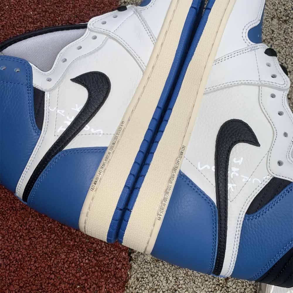 Jordan Travis Scott X Fragment X AJ1 High OG SP “Military Blue” - PerfectKickZ