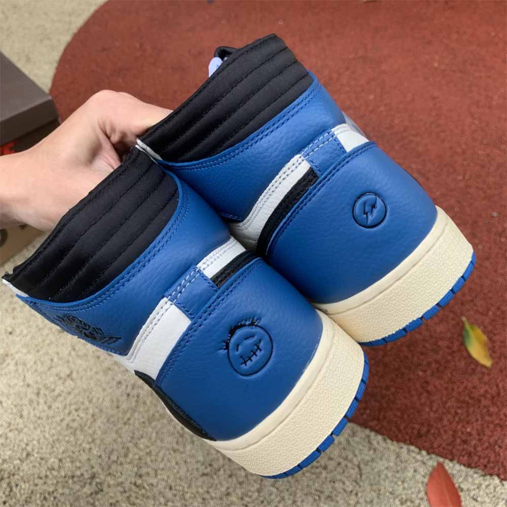 Jordan Travis Scott X Fragment X AJ1 High OG SP “Military Blue” - PerfectKickZ