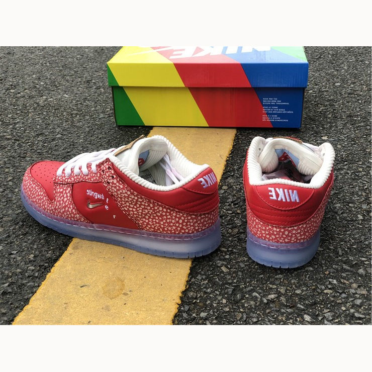Stingwater X Nike SB Dunk Low Bright Red - PerfectKickZ