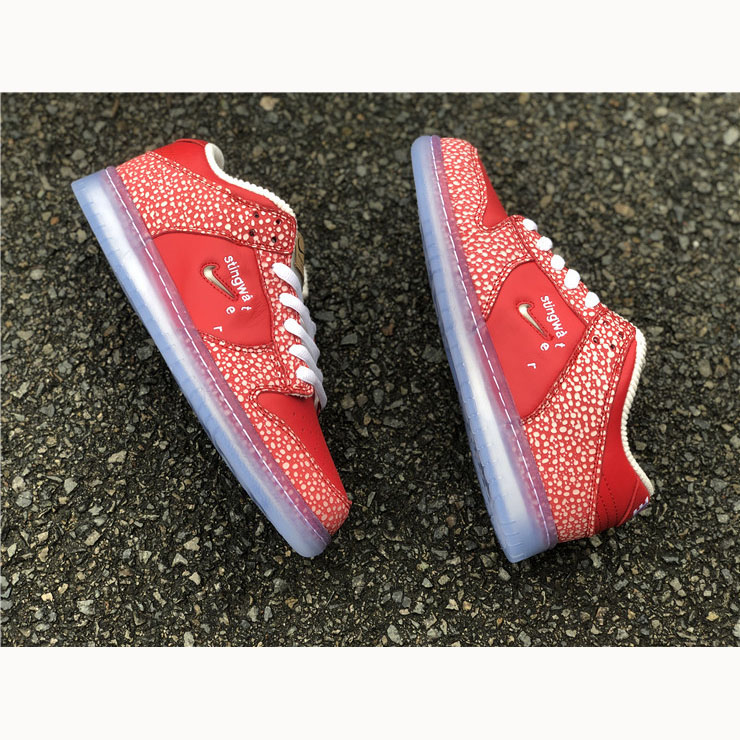 Stingwater X Nike SB Dunk Low Bright Red - PerfectKickZ