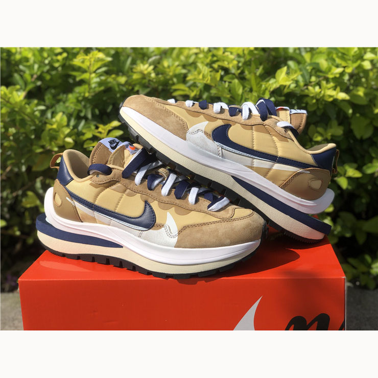 Sacai X Nike VaporWaffle 'Tan' DD1875-200 Sesame Blue Void - 