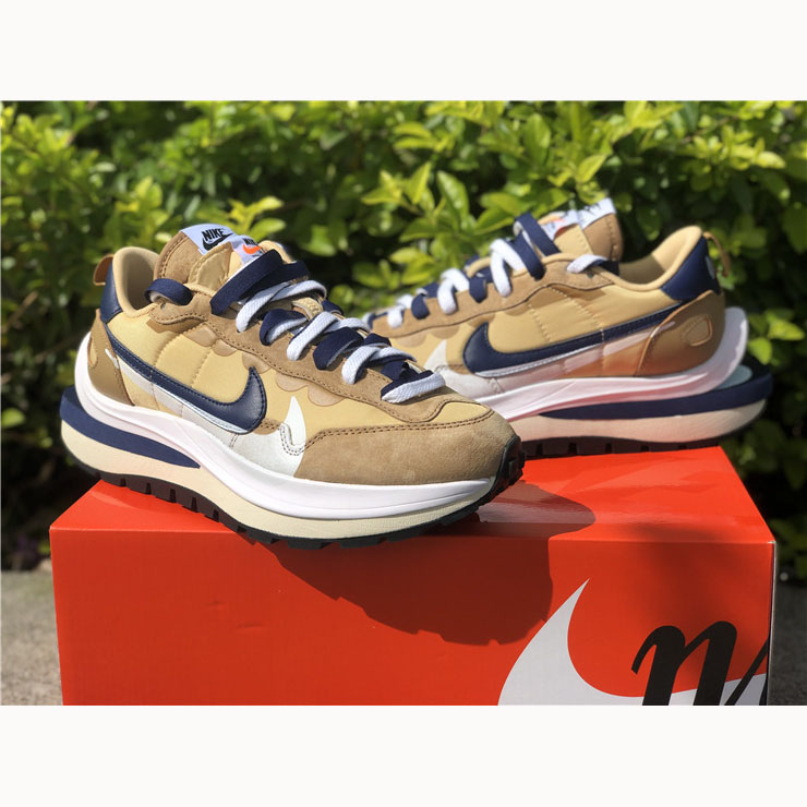 Sacai X Nike VaporWaffle 'Tan' DD1875-200 Sesame Blue Void - PerfectKickZ