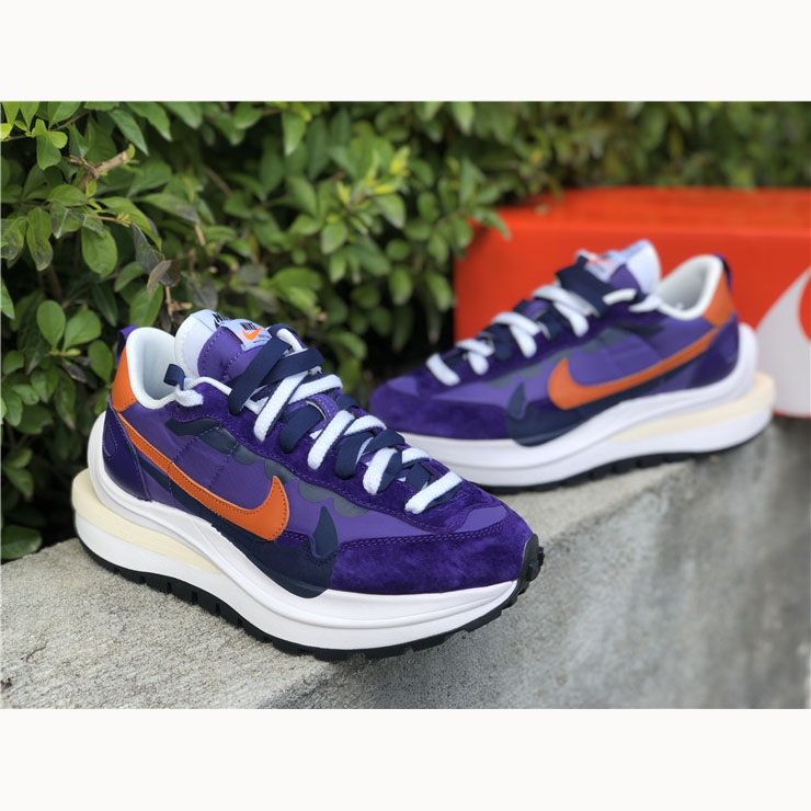 Sacai X Nike VaporWaffle 'Dark Iris' DD1875-500 - PerfectKickZ