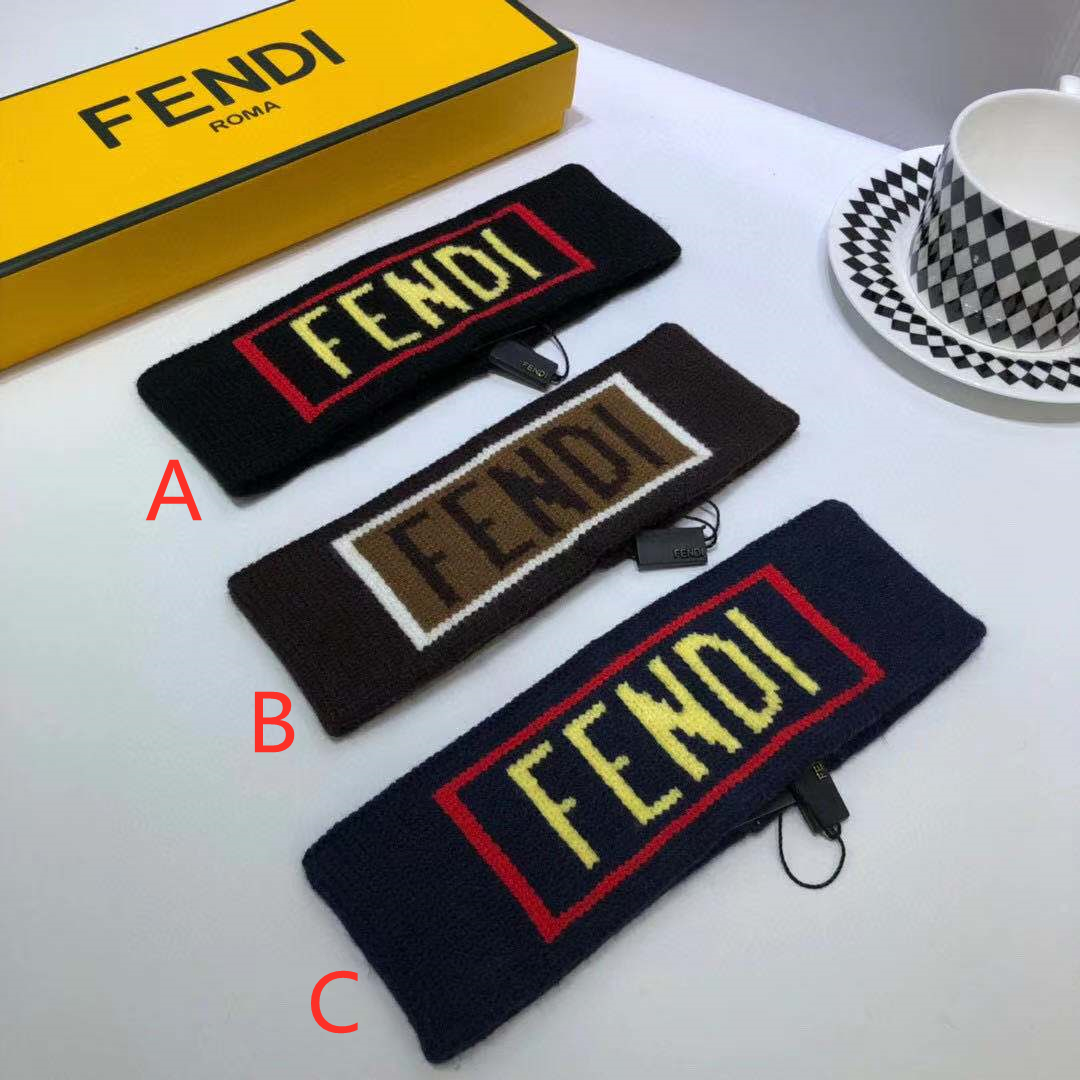 Fendi Logo Printed Headband - PerfectKickZ