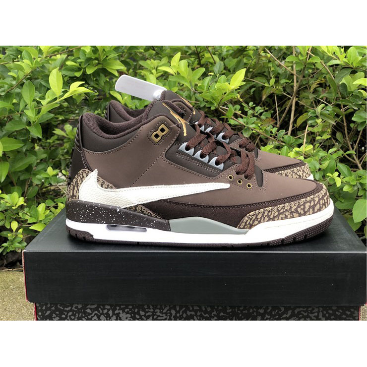 Jordan  Travis Scott X AJ 3 Brown  - PerfectKickZ