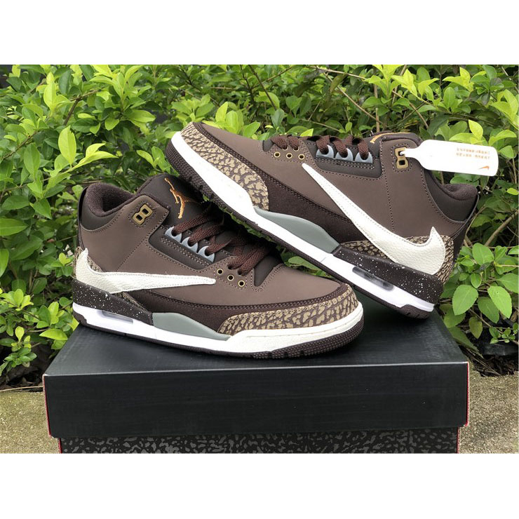Jordan  Travis Scott X AJ 3 Brown  - PerfectKickZ