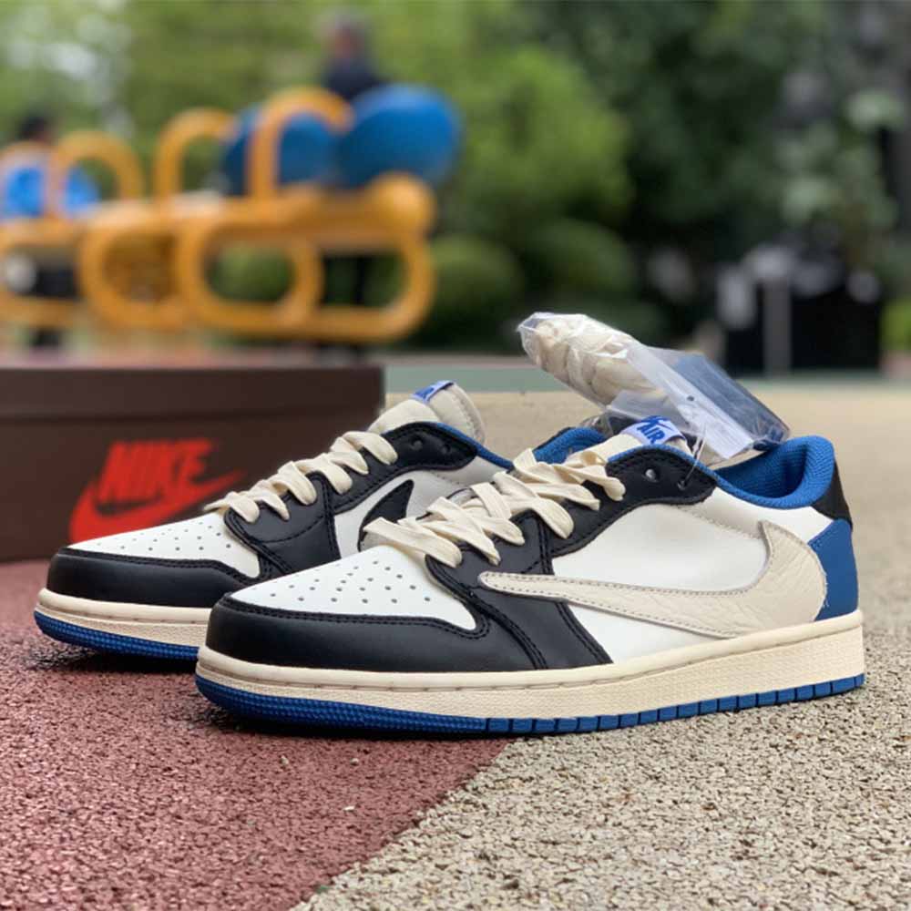 Jordan Travis Scott X Fragment X AJ1 Low OG - PerfectKickZ