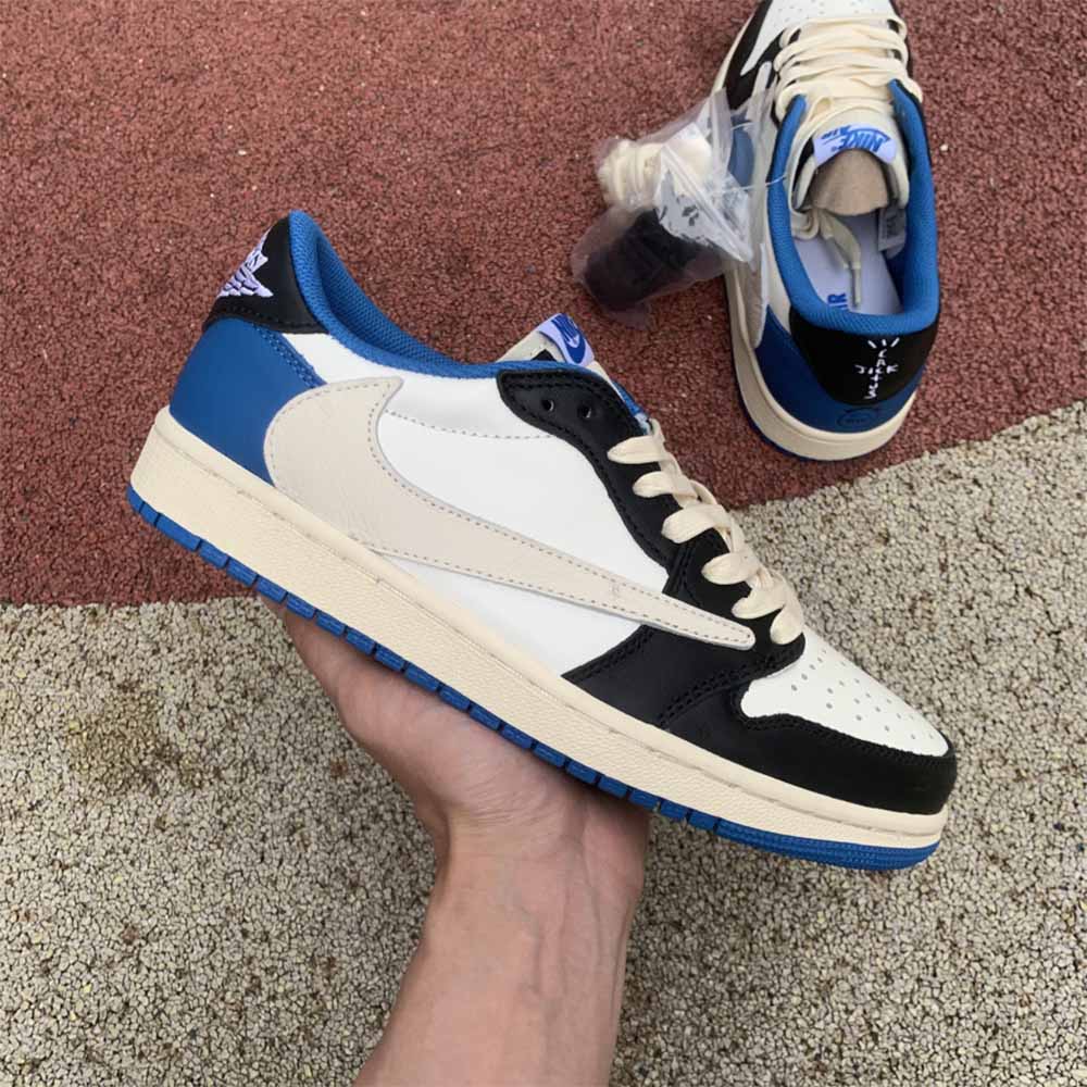 Jordan Travis Scott X Fragment X AJ1 Low OG - PerfectKickZ