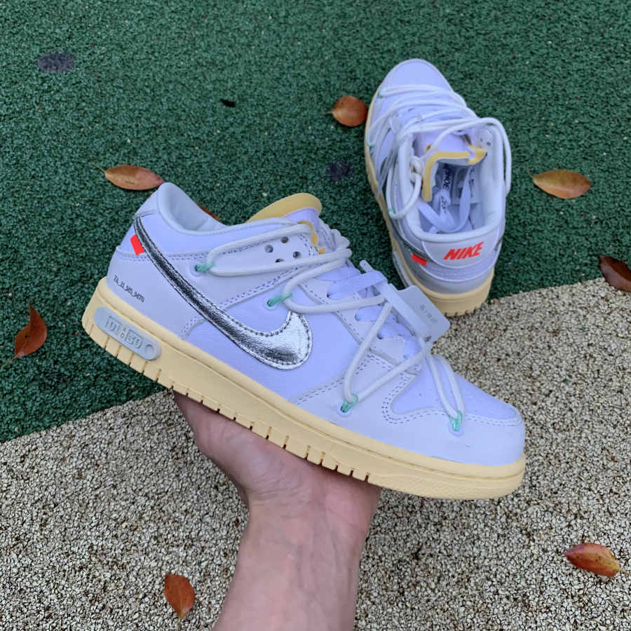 Off-White X Nike SB Dunk Low "21 Of 50"  DM1602-127 - PerfectKickZ