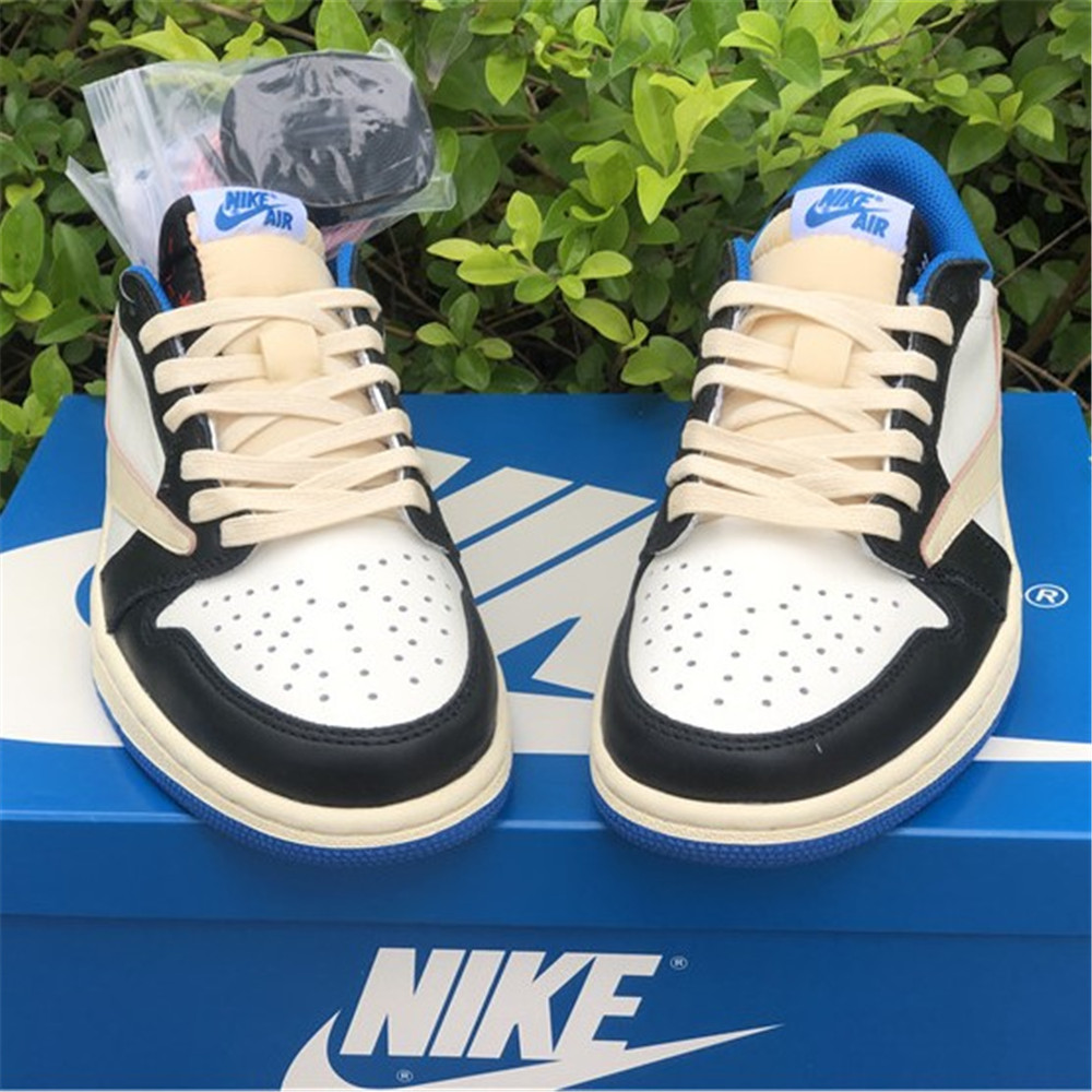 Jordan Travis Scott X Fragment X AJ1 Low OG Sneaker DM7866-140 - PerfectKickZ