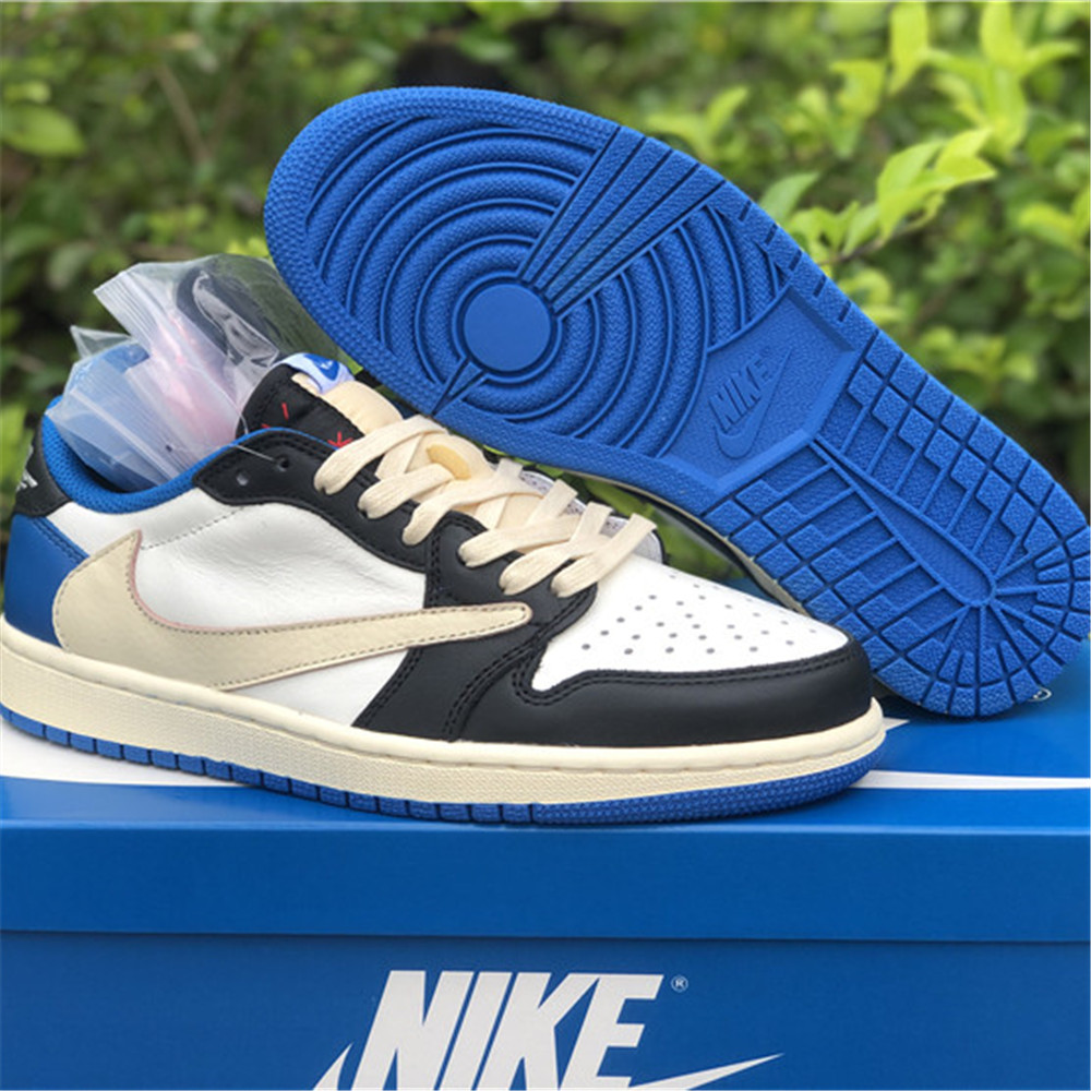 Jordan Travis Scott X Fragment X AJ1 Low OG Sneaker DM7866-140 - PerfectKickZ