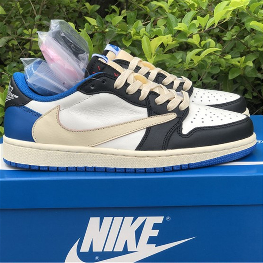 Jordan Travis Scott X Fragment X AJ1 Low OG Sneaker DM7866-140 - PerfectKickZ